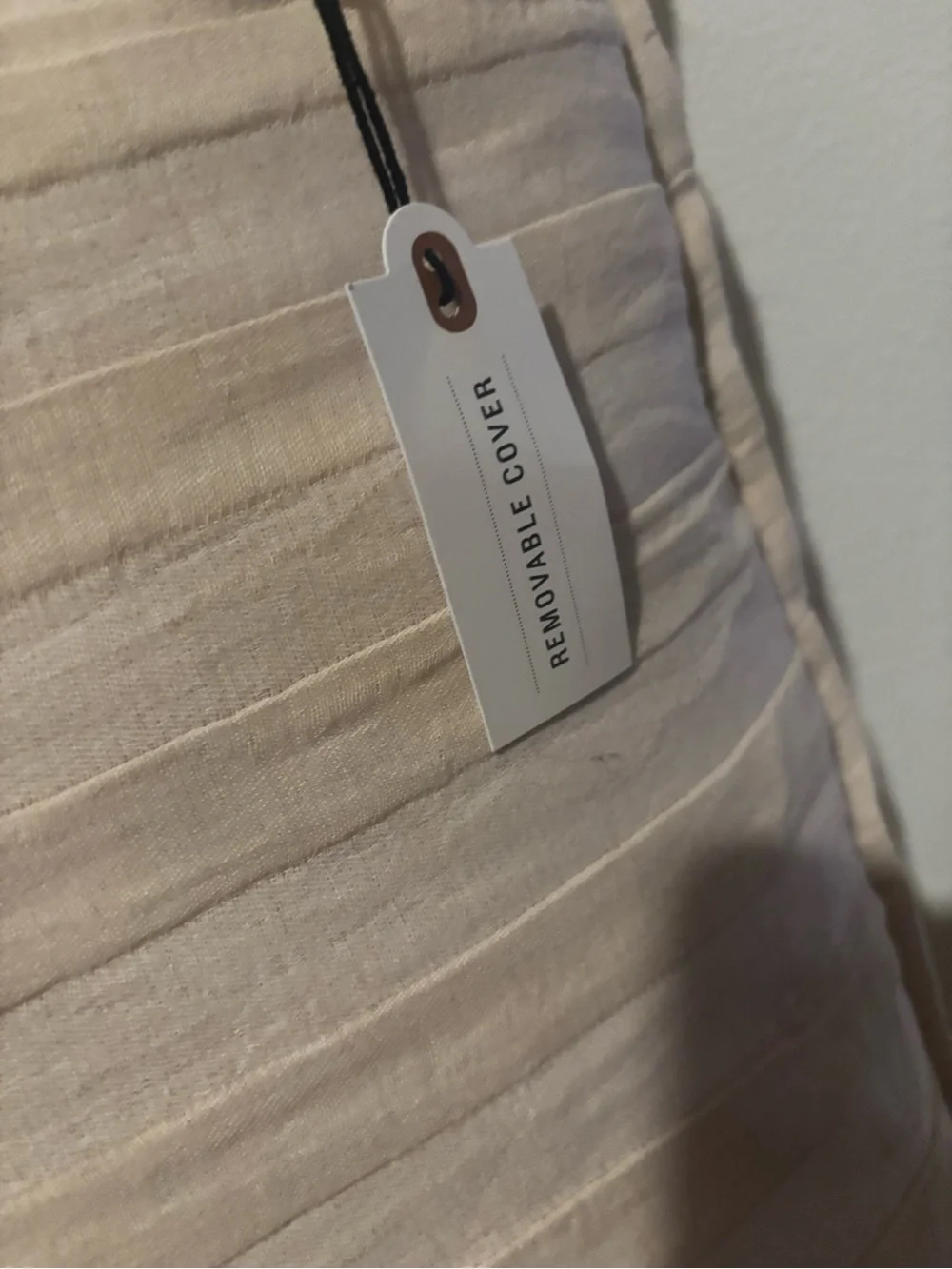 NWT Hearth & Hand Magnolia Stitch Stripe Euro Pillow 26x26